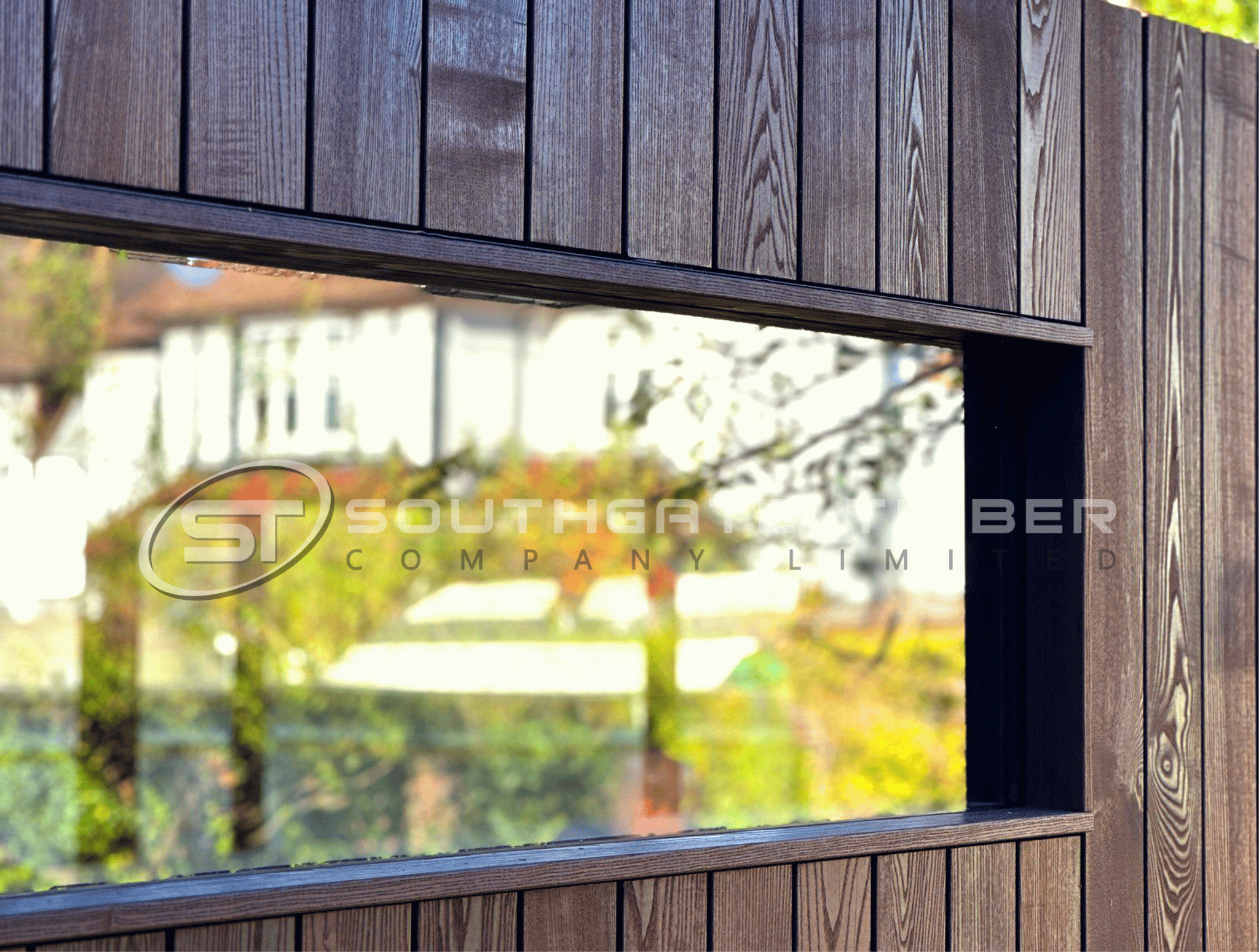  Dark Thermo-Ash timber cladding with modern hidden fix exterior detail