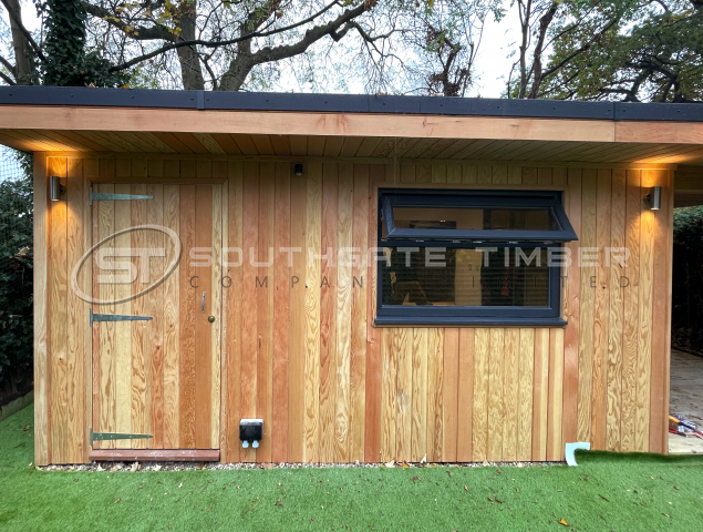 Douglas Fir 18 x 140mm Channel Groove ST6