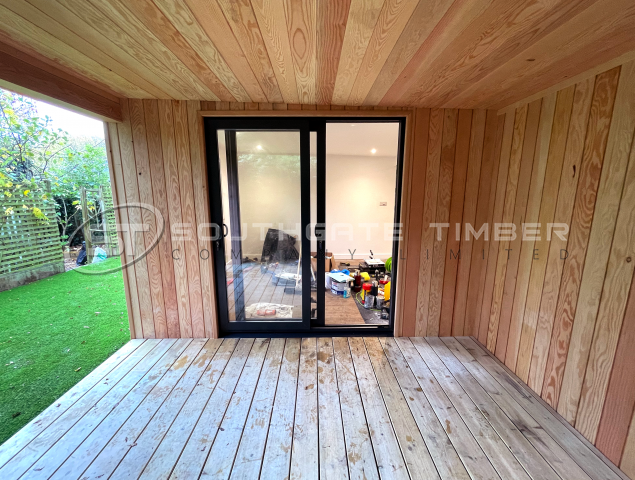 Douglas Fir 18 x 140mm Channel Groove ST6