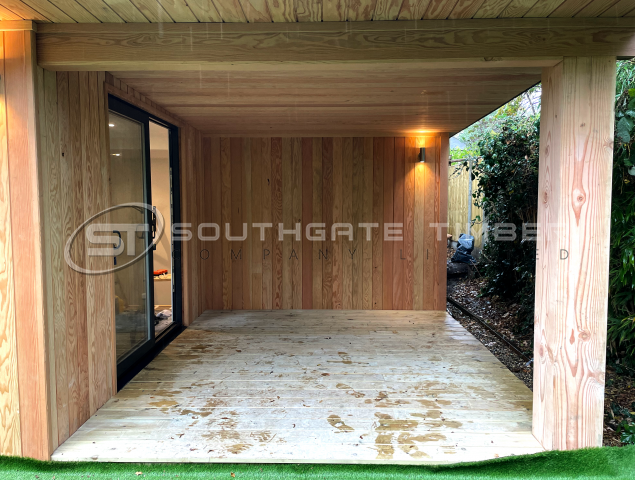 Douglas Fir 18 x 140mm Channel Groove ST6