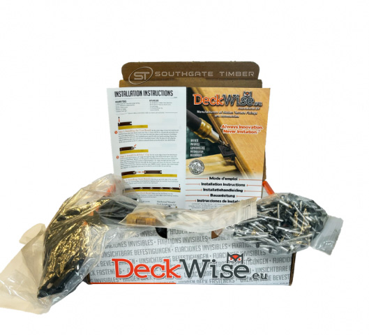 Deckwise Extreme hidden Decking Fixings - 2.4mm Gap METAL