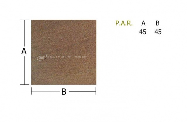 Far Eastern Hardwood 45 x 45mm P.A.R.
