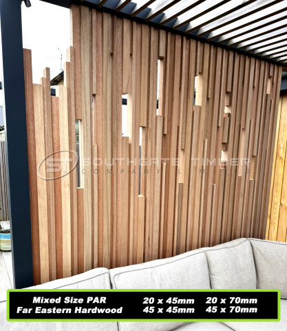 Far Eastern Hardwood 45 x 45mm P.A.R.