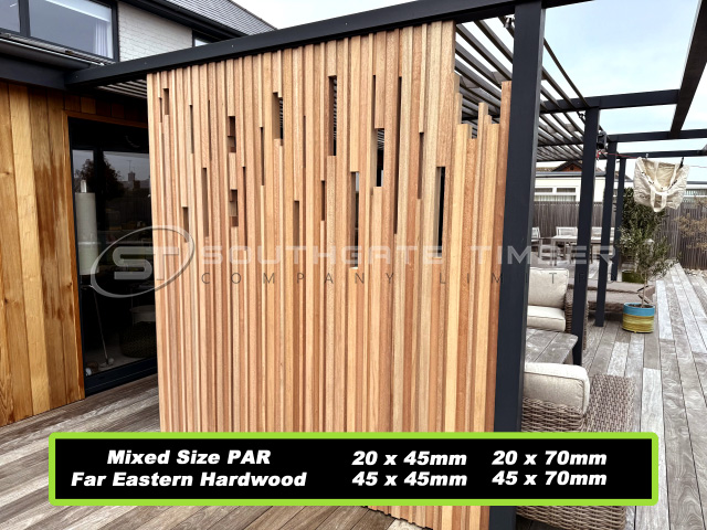 Far Eastern Hardwood 45 x 45mm P.A.R.