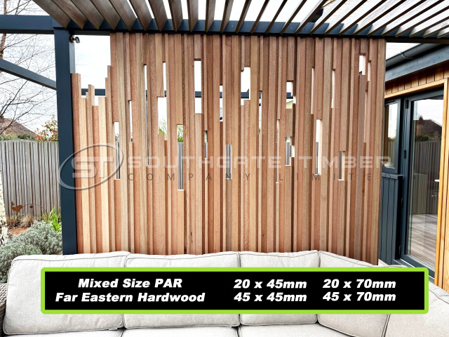 Far Eastern Hardwood 45 x 45mm P.A.R.