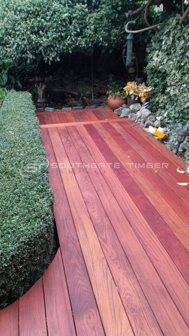 Jatoba 21 x 145mm Smooth 2 sides - Grooved for hidden fix - 1st Grade