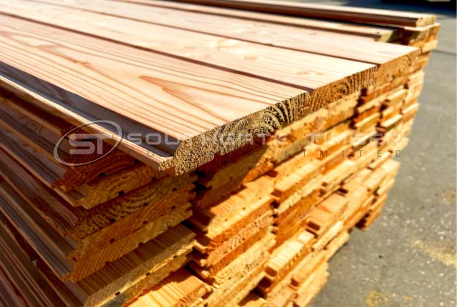 Larch 20 x 144mm T.G.V. Cladding ST1.L 