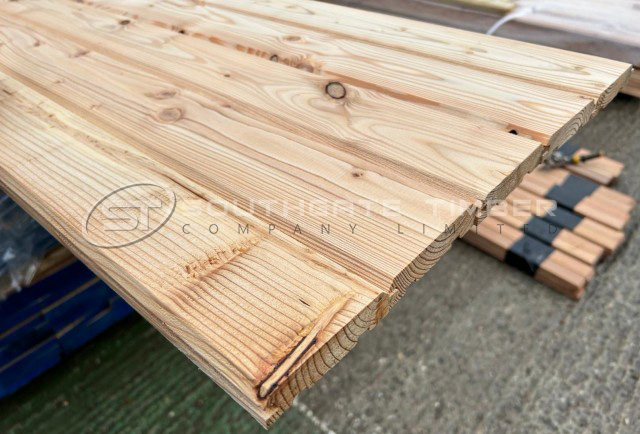 Larch 20 x 95mm T.G.V. Cladding ST0.L 