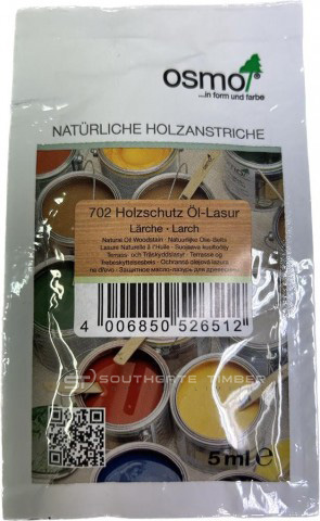 Osmo 702 Larch Natural Oil Woodstain Sample Sachet