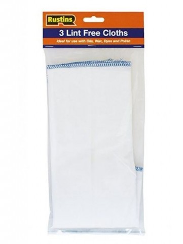 Rustins Lint Free Cloth - 3 pack