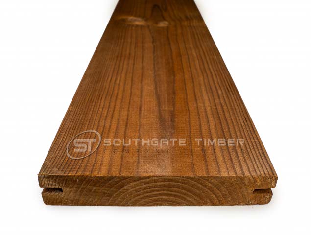 Thermowood Pine 25 x 140mm Smooth 2 sides Hidden Fix Decking - view 3