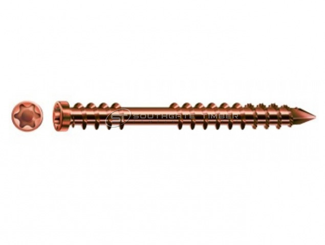 Spax Stainless Antique finish 5.0 x 60mm x 400 box decking screw
