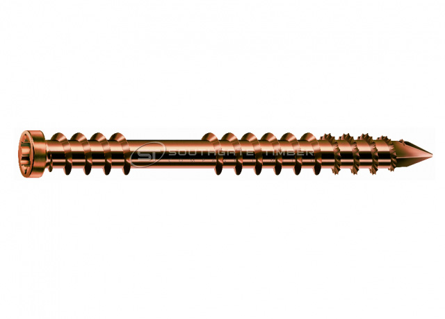 Spax Stainless Antique finish 5.0 x 60mm x 400 box decking screw