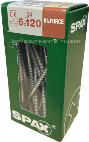 Spax WIROX 6.0 x 120mm x 24 mini pack construction screw
