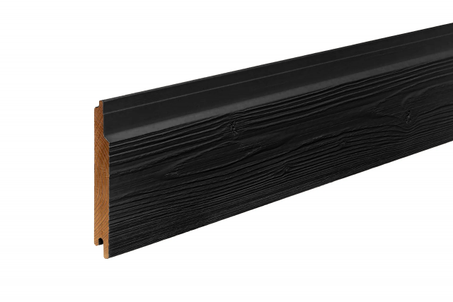 Thermory 19 x 141mm Channel Groove C26 Thermo Spruce Vivid Black - view 7
