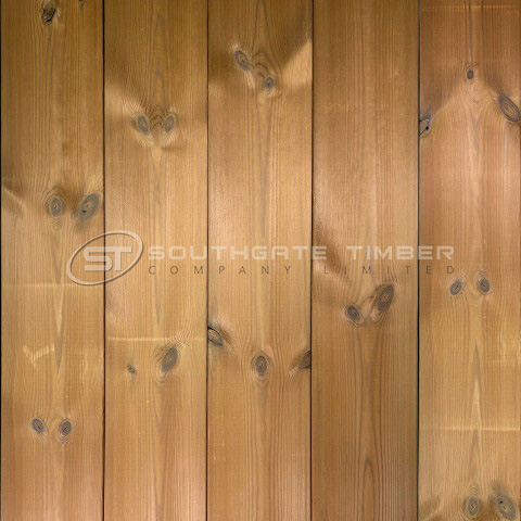 Thermowood Pine 25 x 140mm Smooth 2 sides Hidden Fix Decking