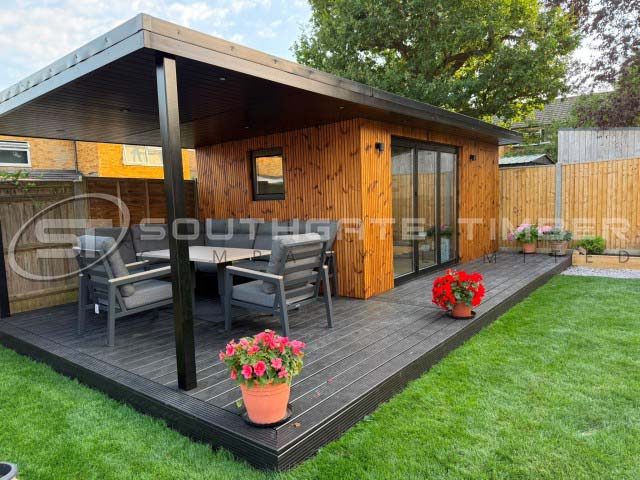Thermowood Pine 32 x 140mm 3 Stripe - view 7