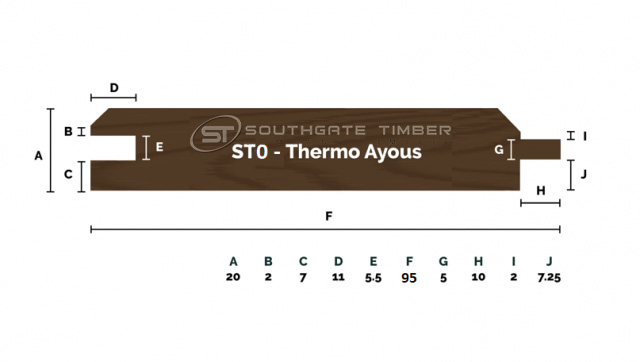 Thermo Ayous 20 x 95mm T.G.V. ST0.TA - view 6