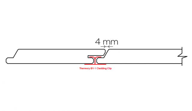 Thermory B1-1 Cladding Clip