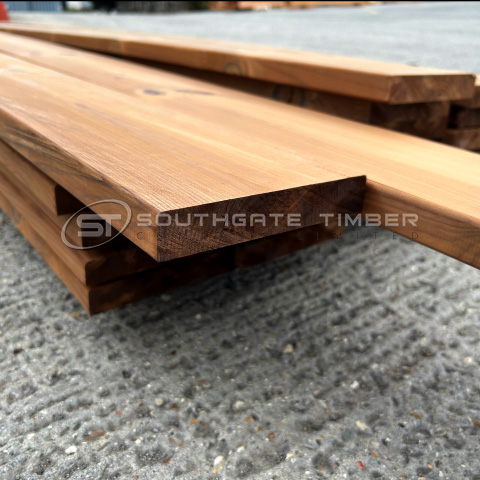 Thermowood Pine 25 x 140mm Smooth 2 sides Decking