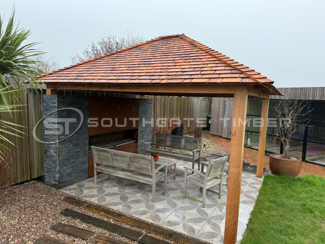 Western Red Cedar Ridge Tiles