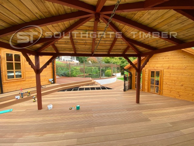 Yellow Balau 21 x 145mm Smooth/Castle ***FSC***