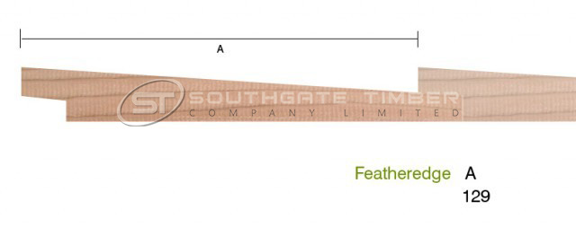 Western Red Cedar 18 x 144mm Featheredge Lap ST14 - view 3