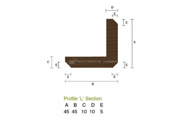 Thermo Ayous 45 x 45mm L Section