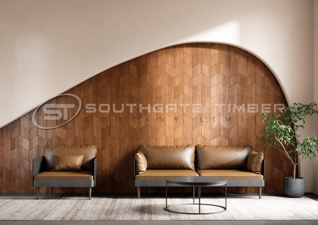 Thermory Thermo-Ash Decor Rhomb Tiles Internal