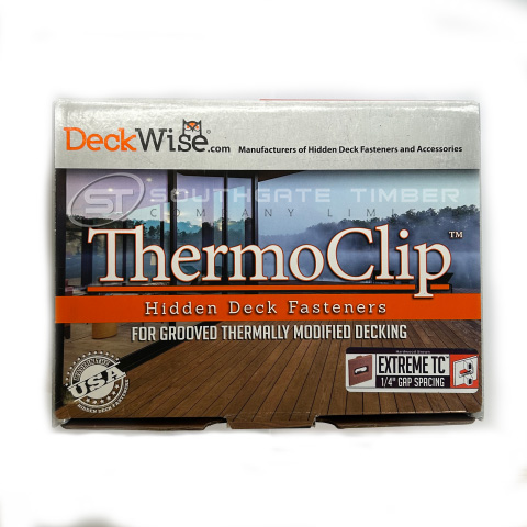 Deckwise Thermo Decking Clip Hidden Decking Fixings - 6mm Gap - 175 kit