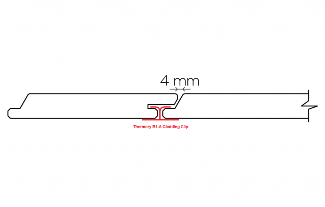 Thermory B1-1 Cladding Clip